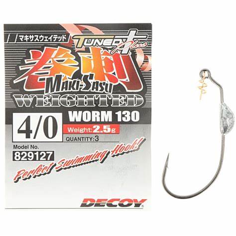 DECOY WORM 130 MAKISASU WEIGHTED SIZE 2 1GR.