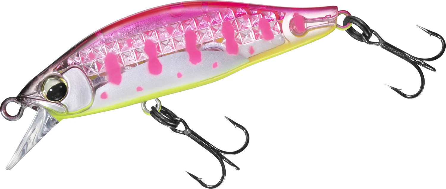 SILVER CREEK MINNOW TG 50S-LI LI PINK YAMAME CHART BELLY