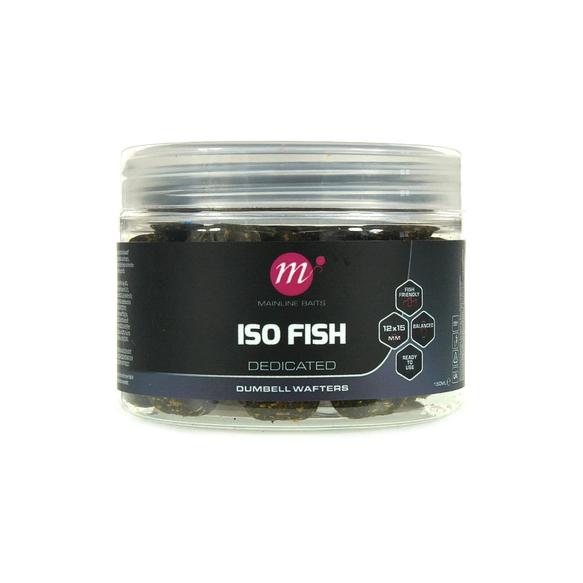 ISO Fish Dumbell Wafters - 12 x 15mm