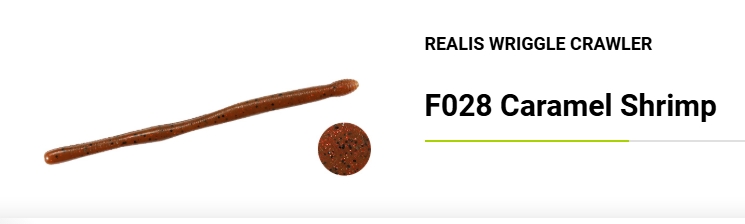 DUO Realis Wriggle Crawler 3,8" #F028 Caramel Shrimp
