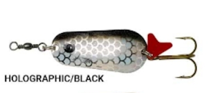 DAM EFFZETT Standard Spoon 10cm 60g Holographic Black