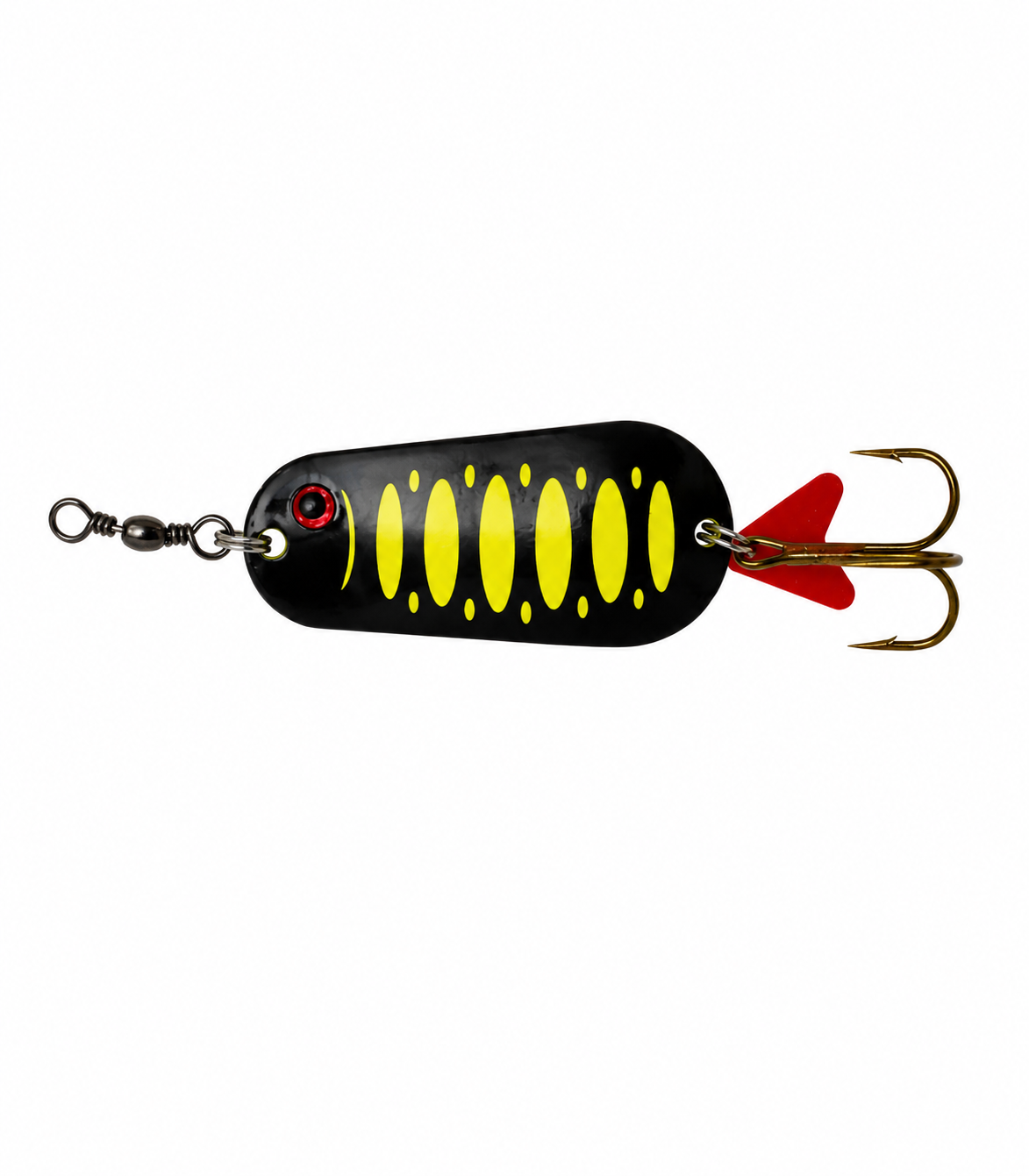 DAM EFFZETT Standard Spoon 8cm 45g Fluo Yellow Black UV