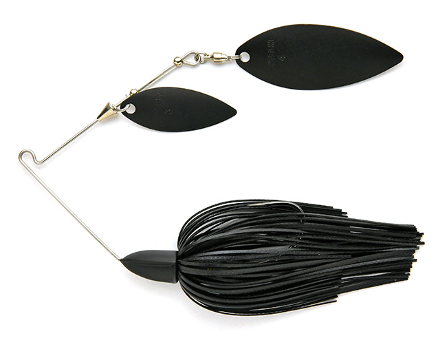TEE-BONE SPINNERBAIT Tandem Willow 1/2oz Black