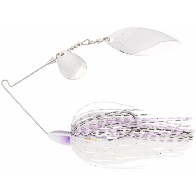 TEE-BONE SPINNERBAIT Tandem Willow 1/2oz Purple Pearl Shad