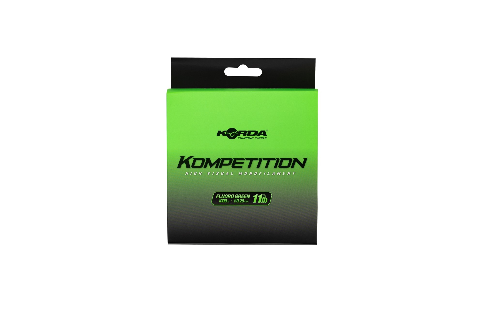 KOMPETITION HIGH VISUAL MONOFILAMENT FLUORO GREEN 1000M 0.27MM