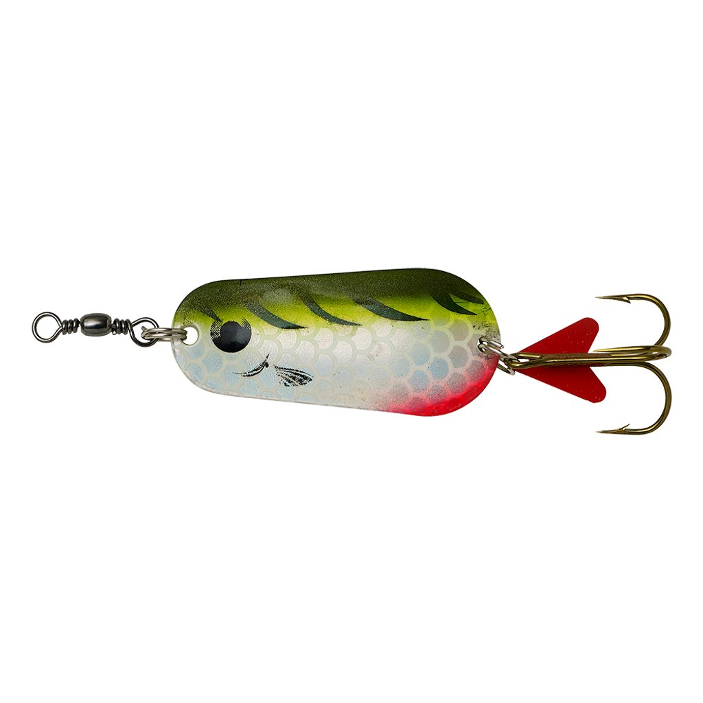 DAM EFFZETT Standard Spoon 5.5cm 22g Olive Chartreuse Tiger