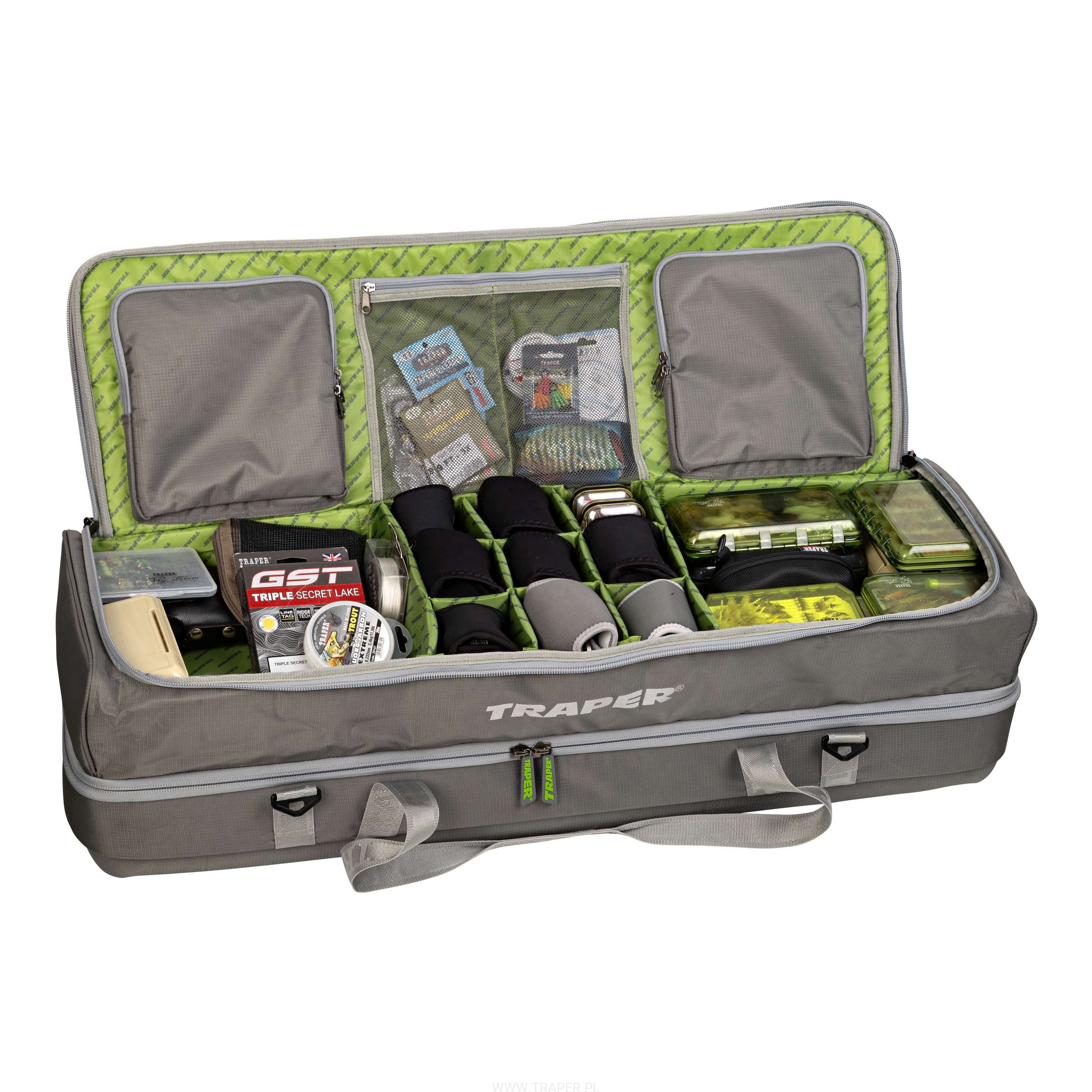 Montana reel & accessory bag traper