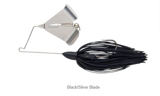 TEE-BONE BUZZBAIT 3/8 SILVER BLADE BLACK