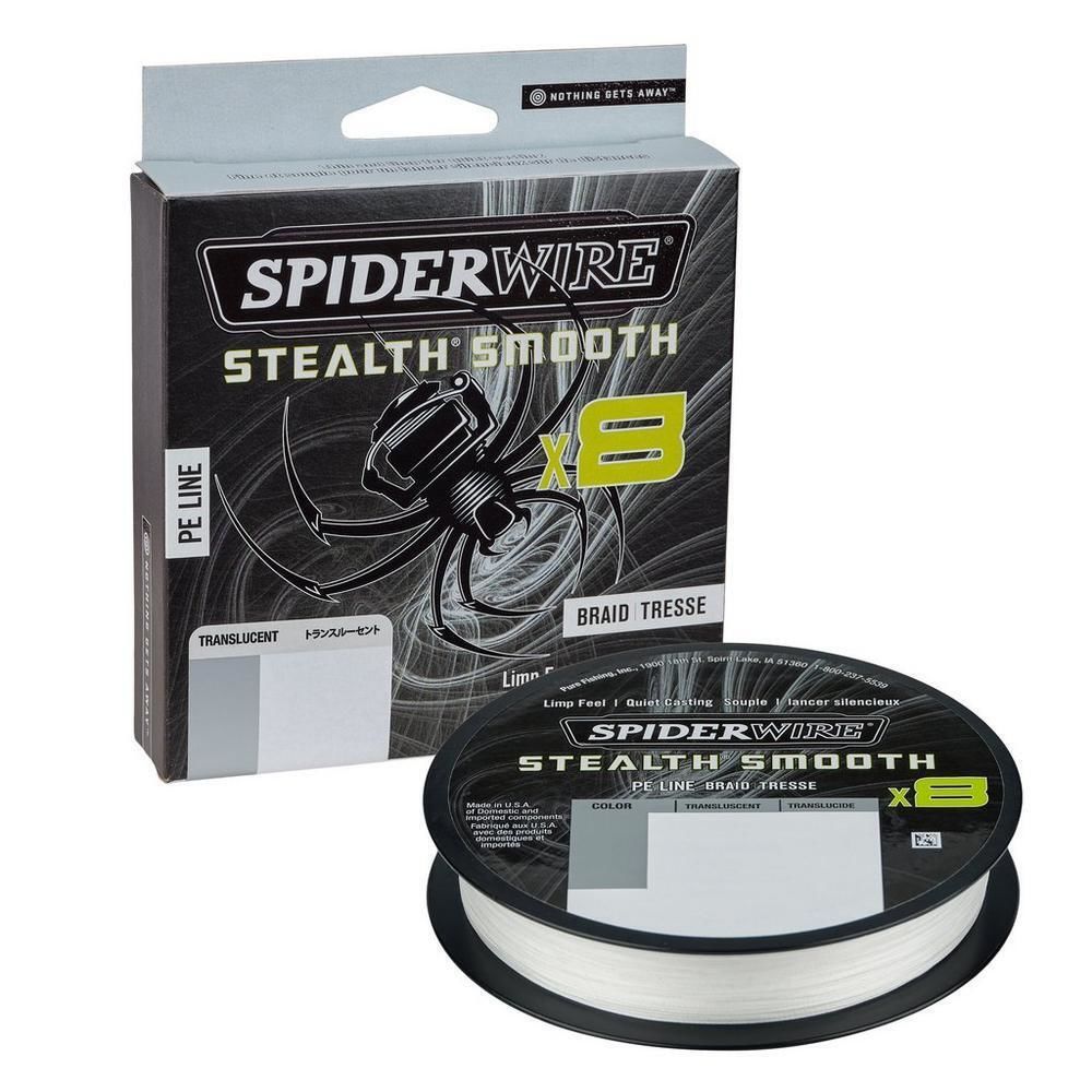 SPIDERWIRE X8 Stealth Smooth 0.19mm 150m 18kg Translucent