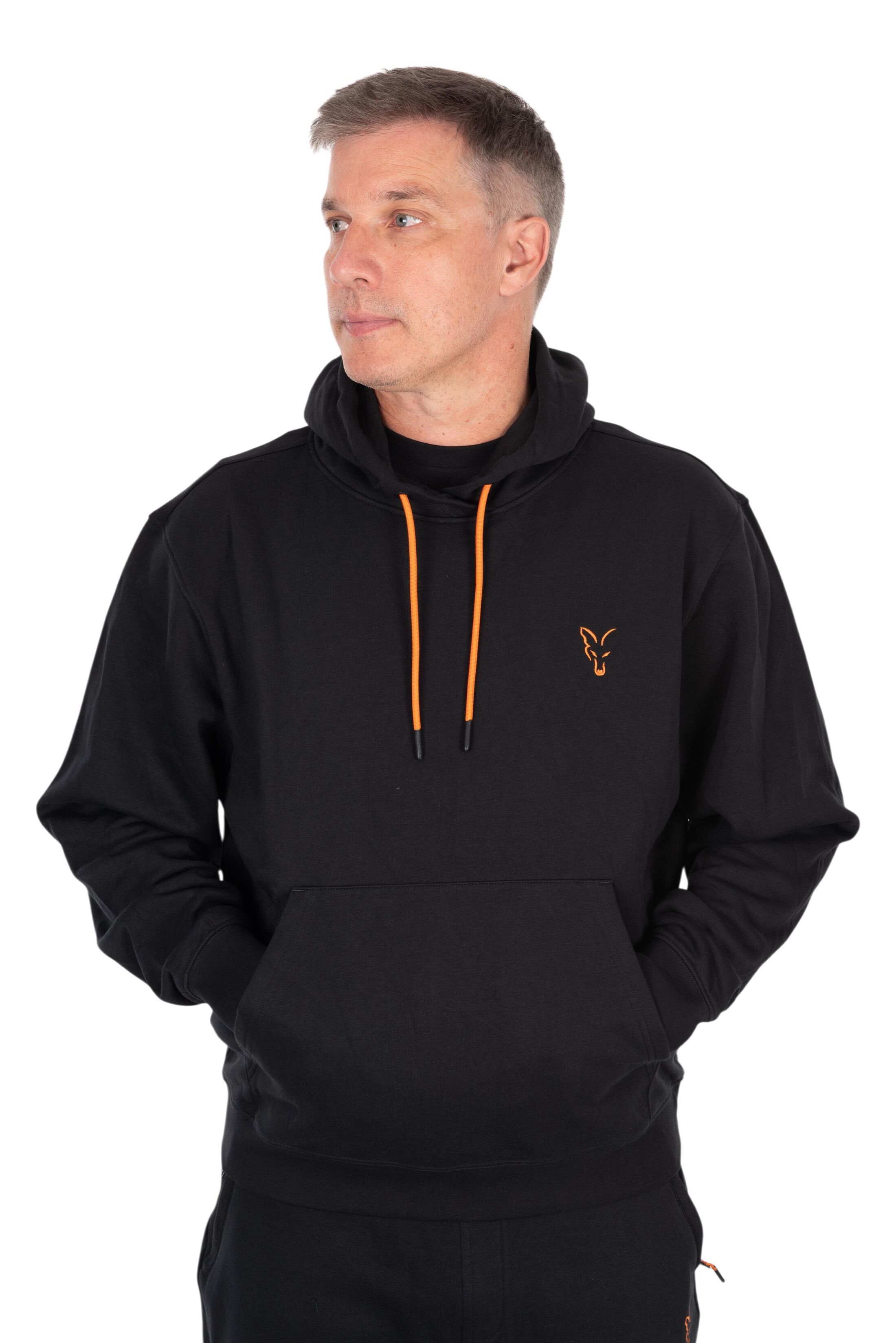 Classic Hoody - Black / Orange - XL