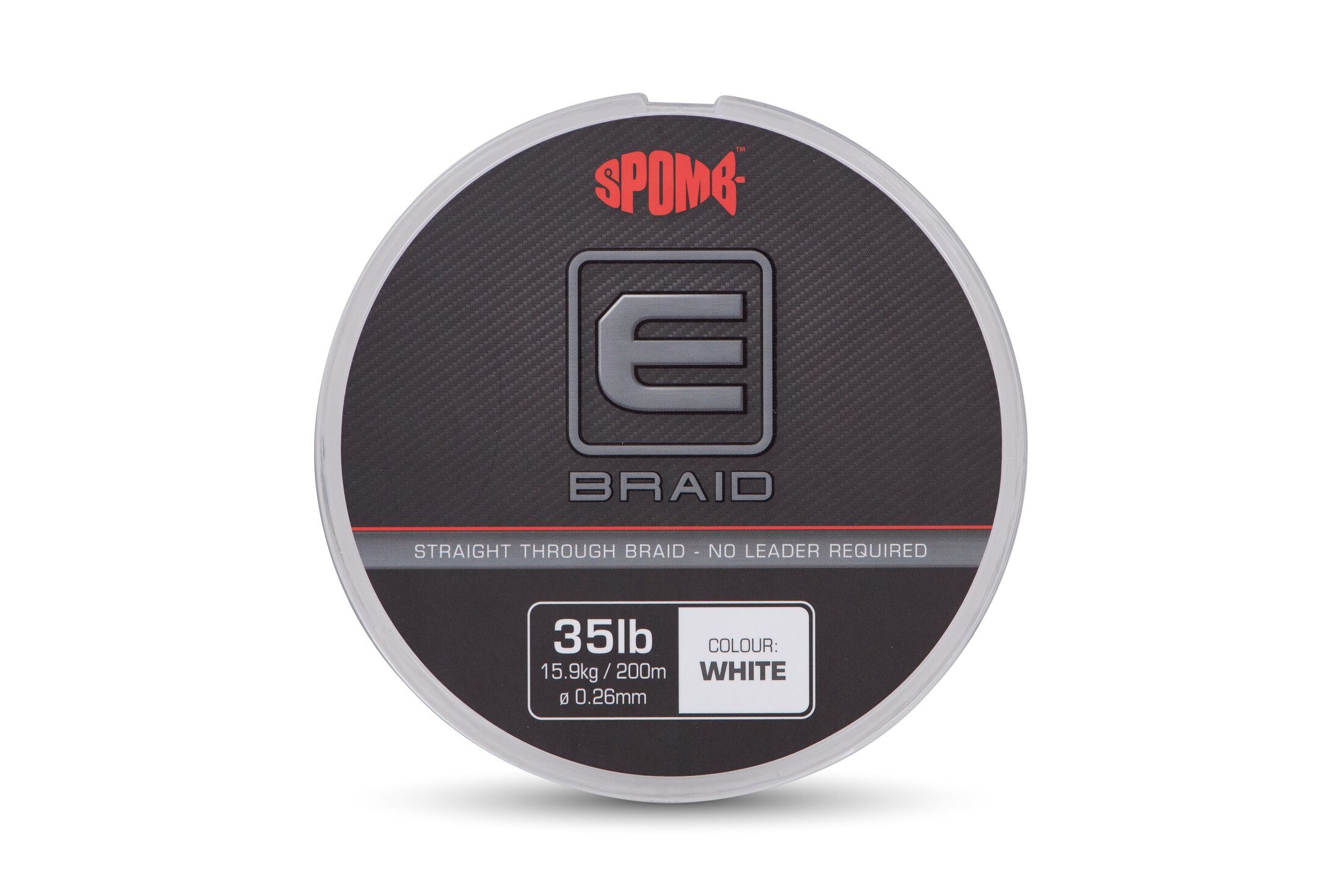 Spomb E Braid 0.26mm 35lb 200m White