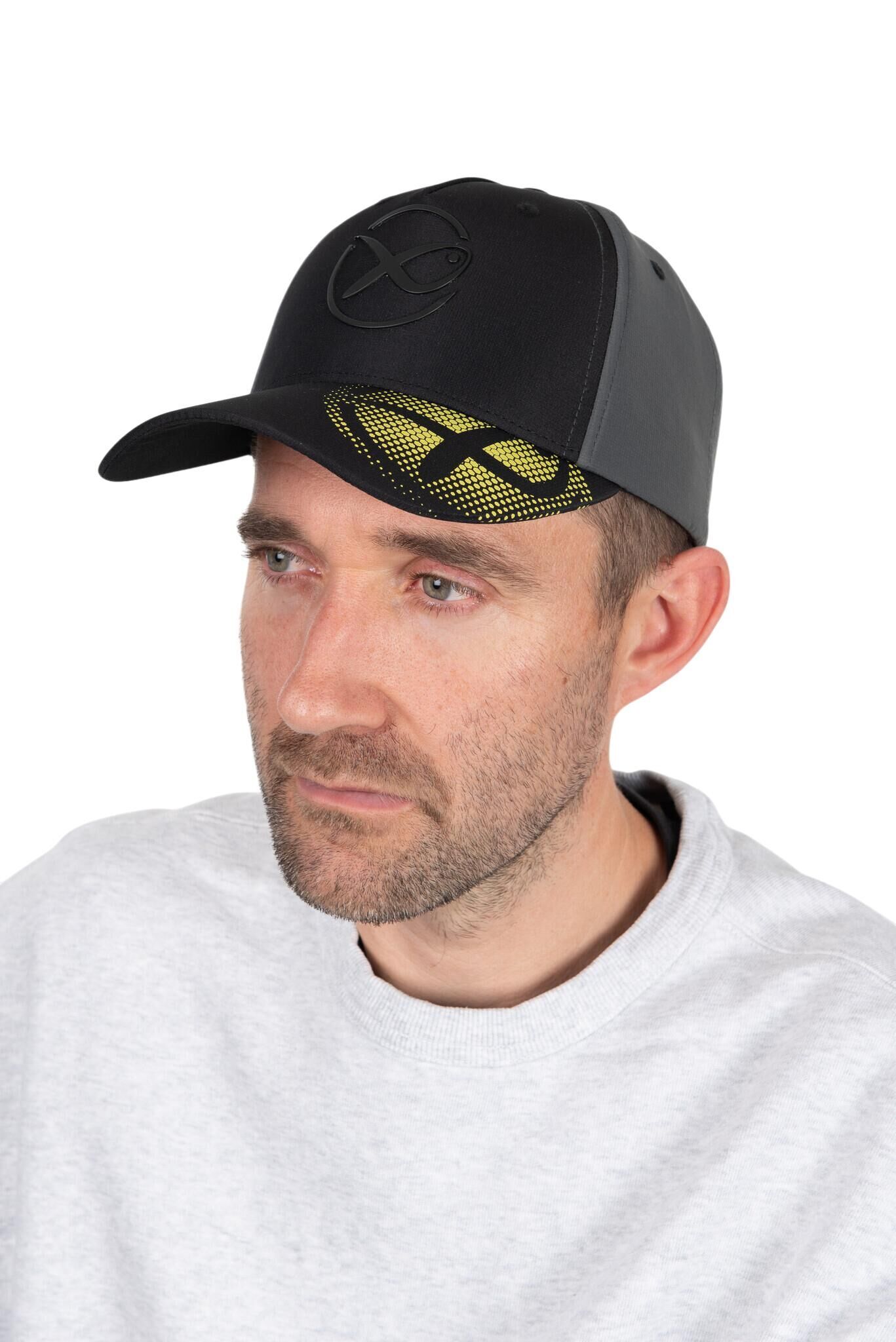 Faded Print Cap - Black