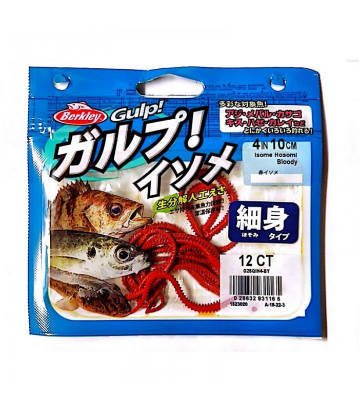 Berkley Gulp Saltwater 10cm Isome Futomi Col. Bloody
