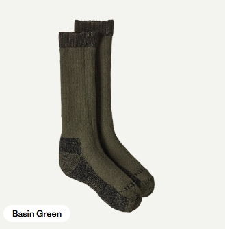 HW Merino Wool Blend Knee Socks BASIC GREEN TG.XL