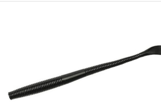 4" KUT TAIL WORM Watermelon W/BLK FLK