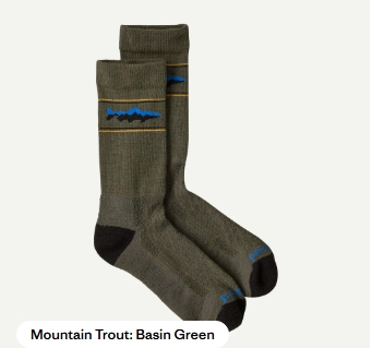 LW Merino Performance Crew Socks Basic Green L