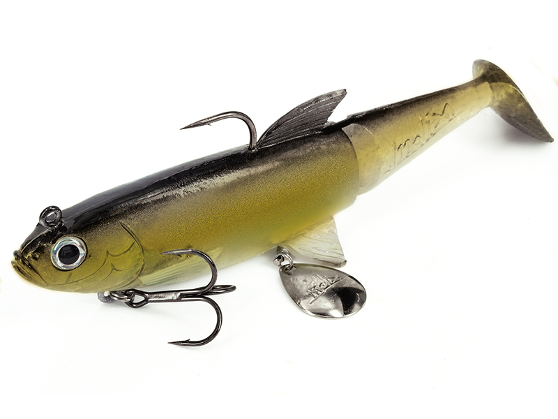Shad 140 - 5.5" Swimbait 60g #550 Brown gold