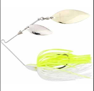 TEE-BONE SPINNERBAIT Tandem Willow 3/8oz White Chart