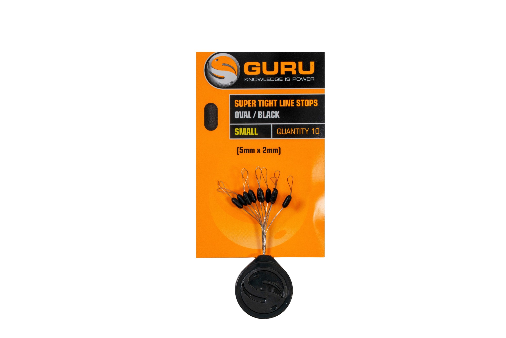 Super Tight line Stops Oval Black | Small