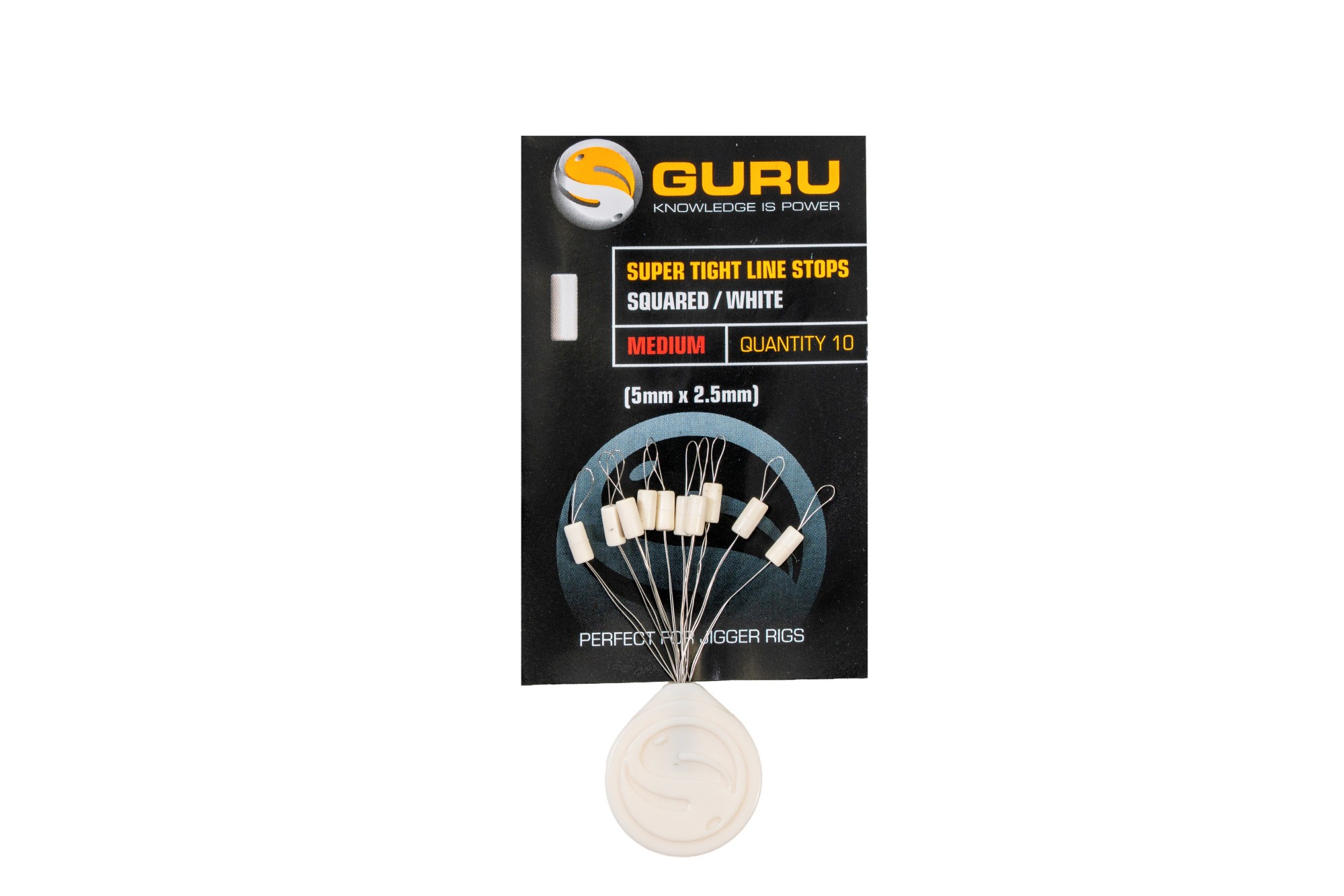 Super Tight line Stops Squared White | Medium