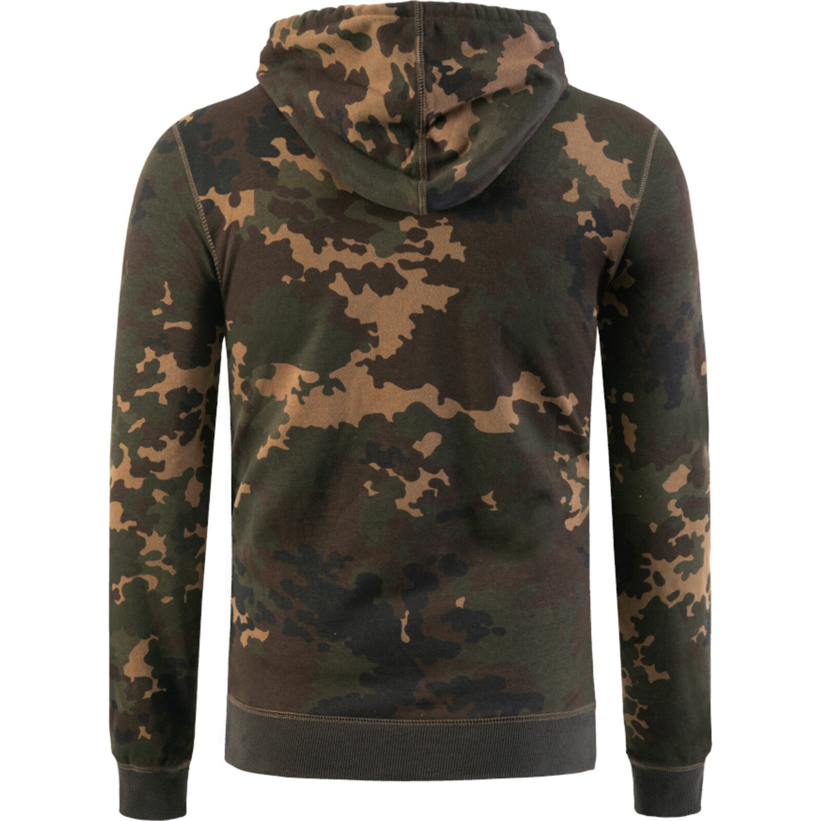 Zip Hoodie | Black Kamo S