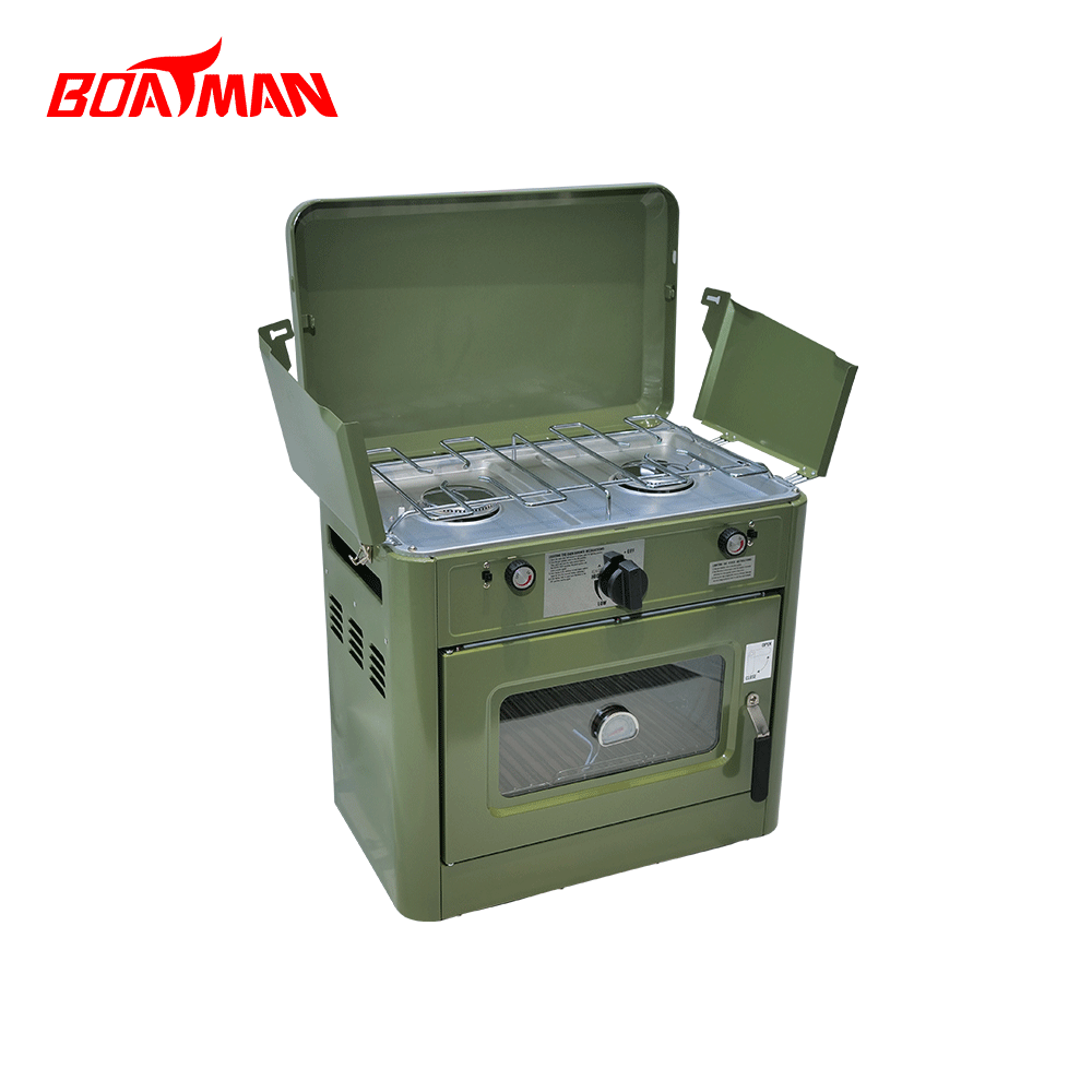 Cucina a Due Fuochi con Forno Boatman
