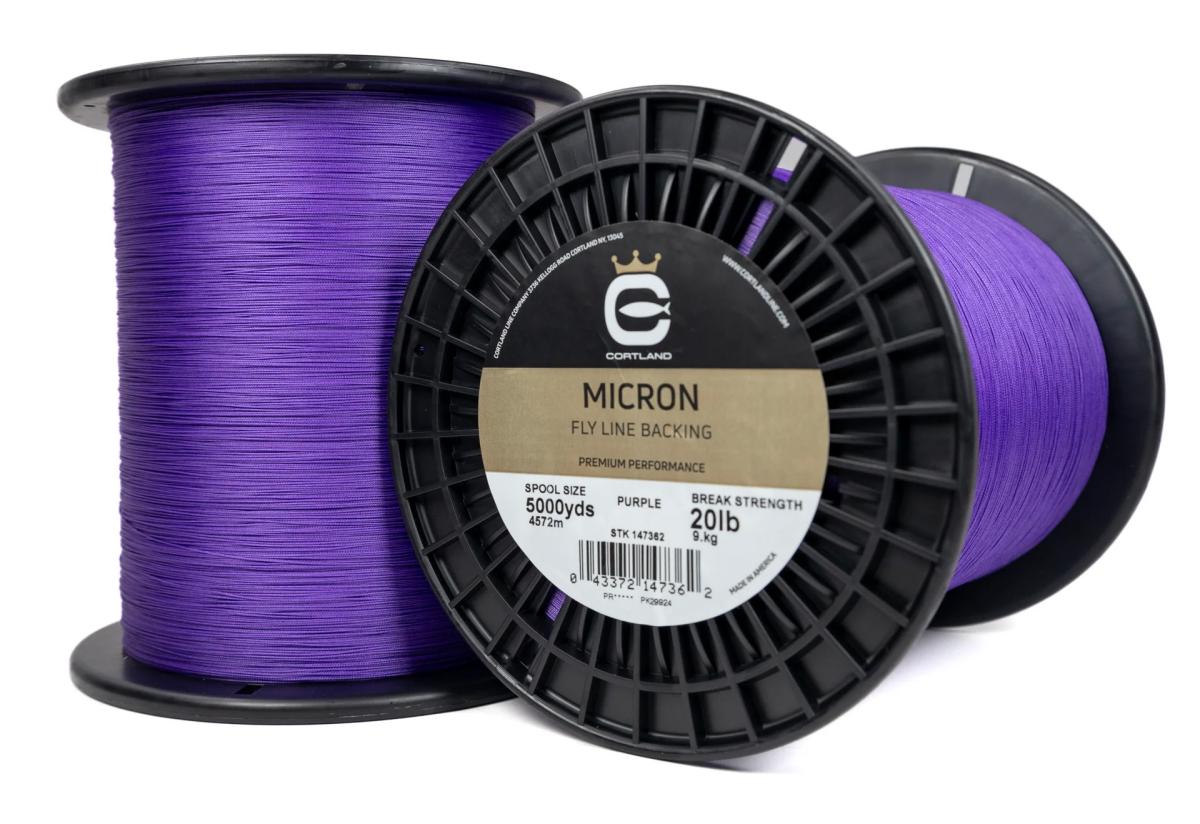 Cortland Micron Backing Purple - 20 LB - 250 YDS