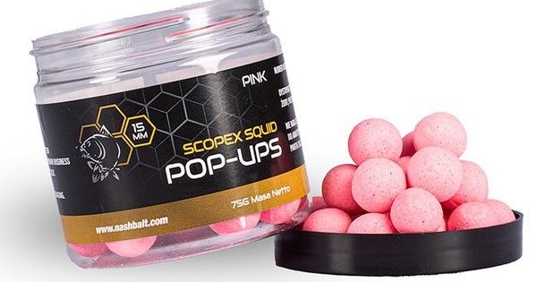 Scopex Squid Pop Ups 12mm 75g Pink