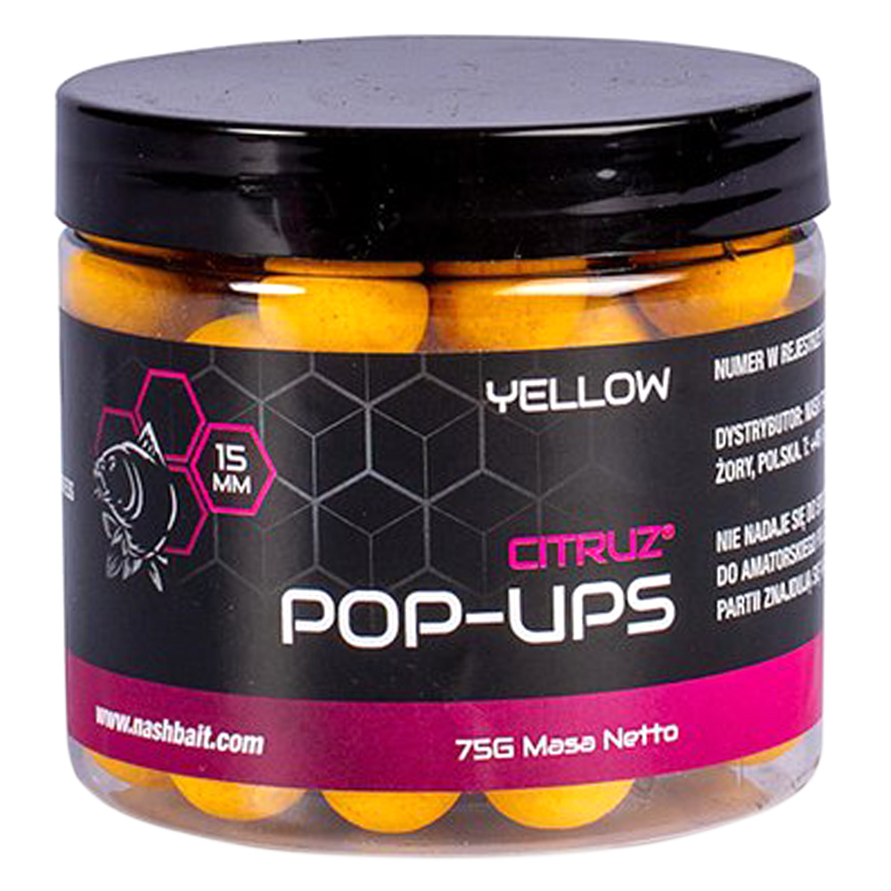 Citruz Pop Ups 20mm 75g Yellow