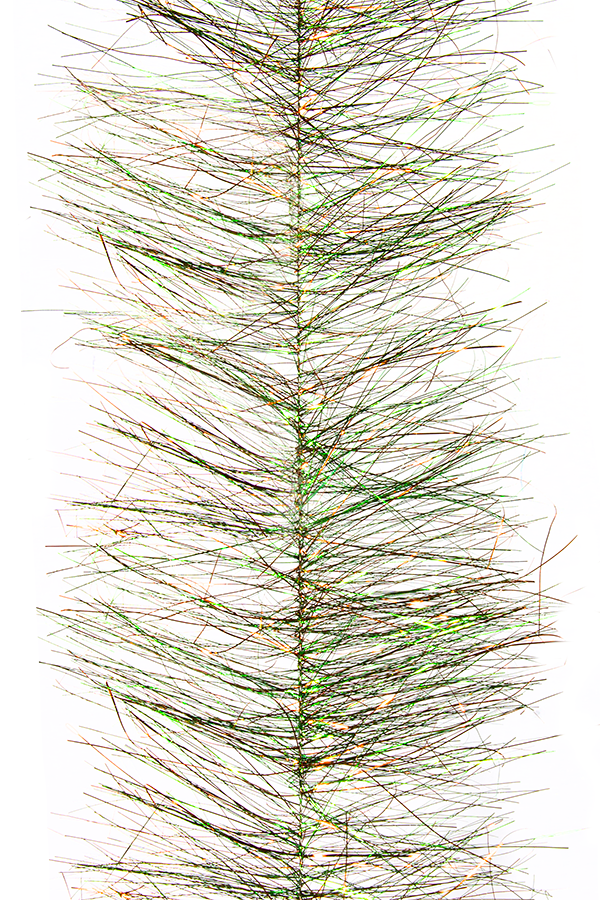 Sparkle Minnow Body Brush - Rusty Olive