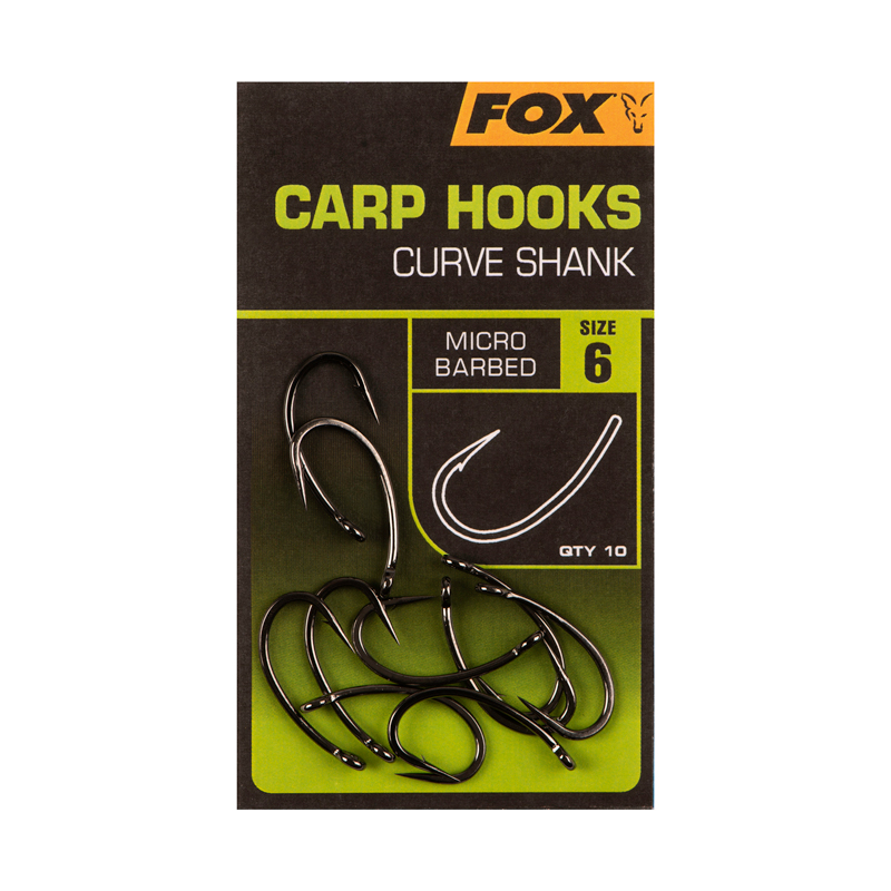 Fox Carp Hooks - Curve Shank - size 8 
