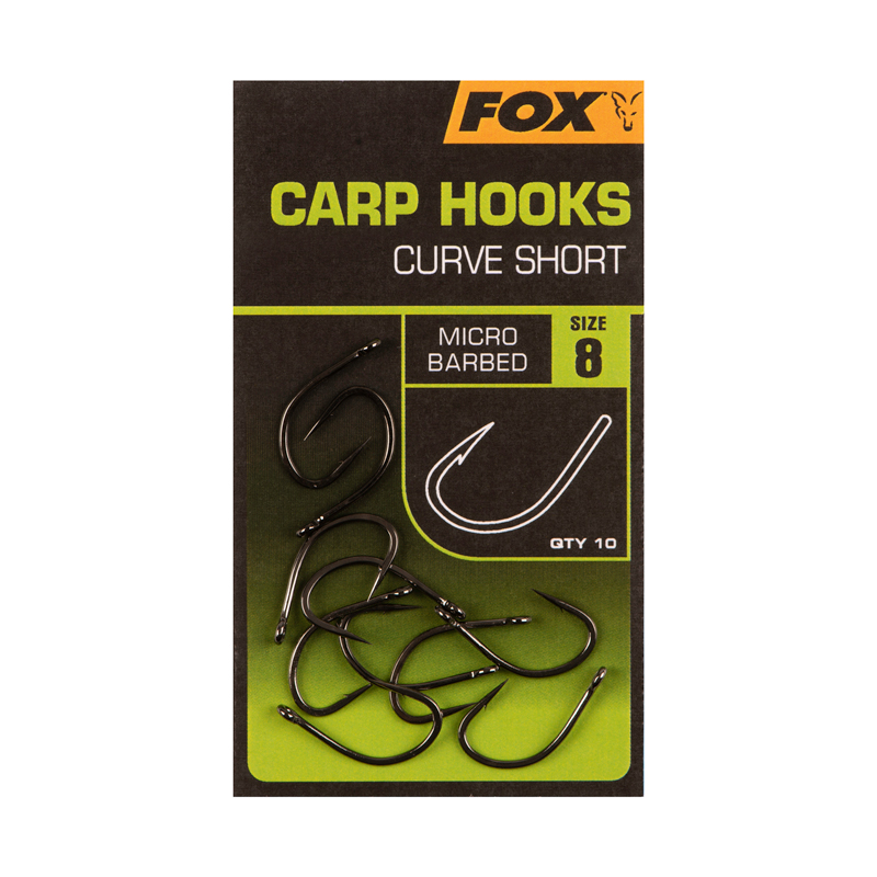 Fox Carp Hooks - Curve Shank Short - size 4